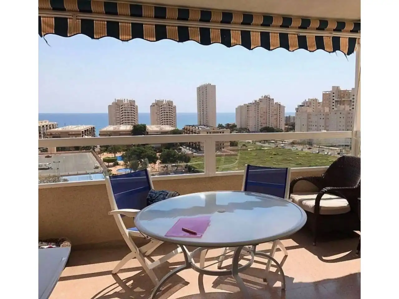Terrace of Flat for rent in El Campello  with Air Conditioner, Heating and Terrace