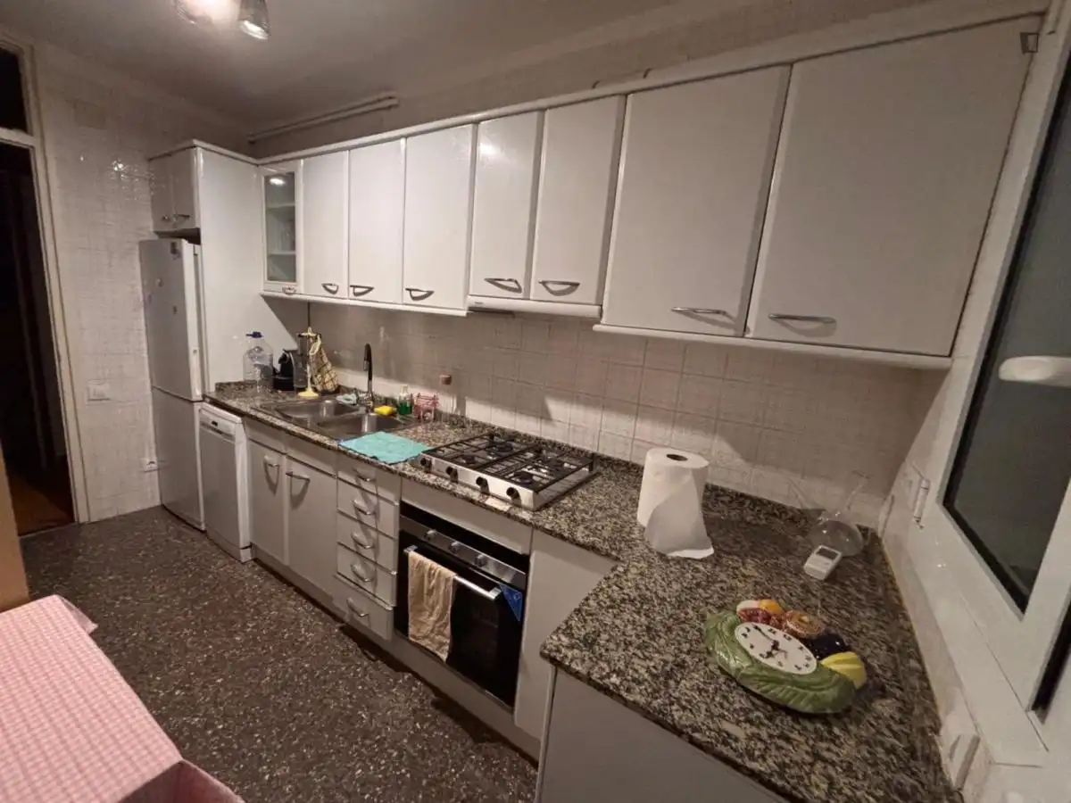 Kitchen of Apartments for share in Barcelona  with Heating, Furnished and Oven