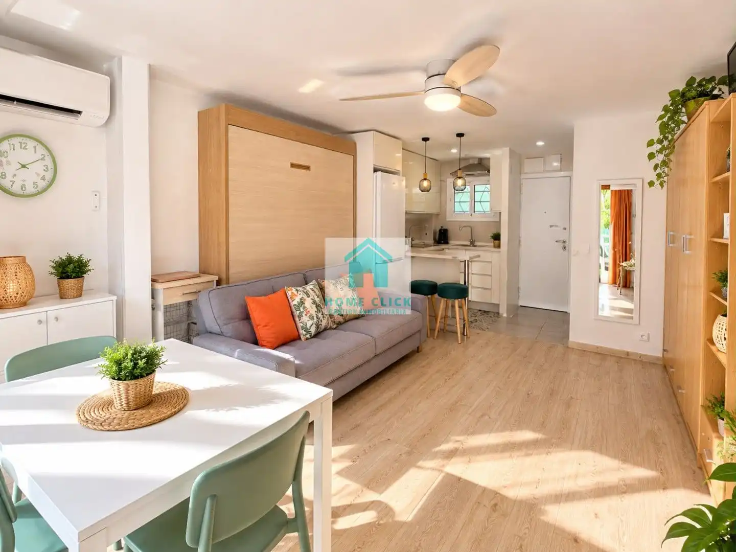 Wohnzimmer von Wohnung zur Miete in Mar i Camp - Platja dels Capellans 