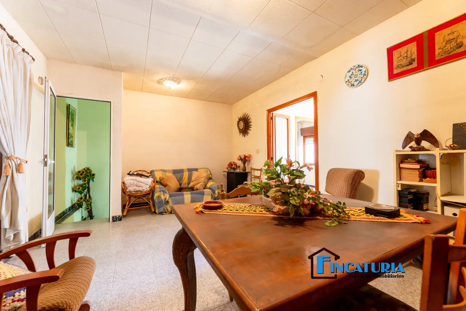 Sala de estar de Casa o chalet en venta en Chilches / Xilxes con Terraza y Amueblado