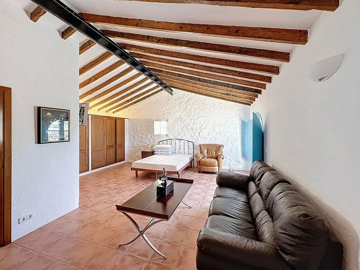 Sala de estar de Finca rústica en venta en Es Castell con Aire acondicionado, Calefacción y Jardín privado