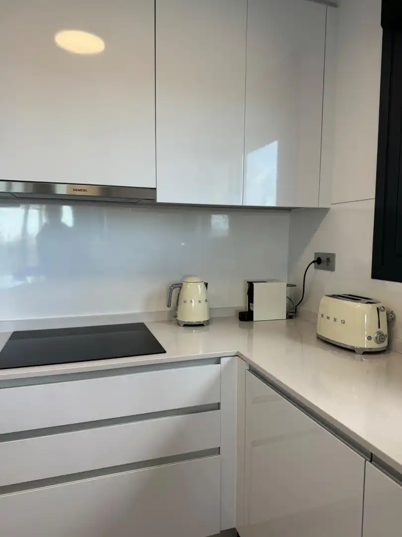 Kitchen of Apartments for rent in Benidorm  with Air Conditioner, Heating and Private garden