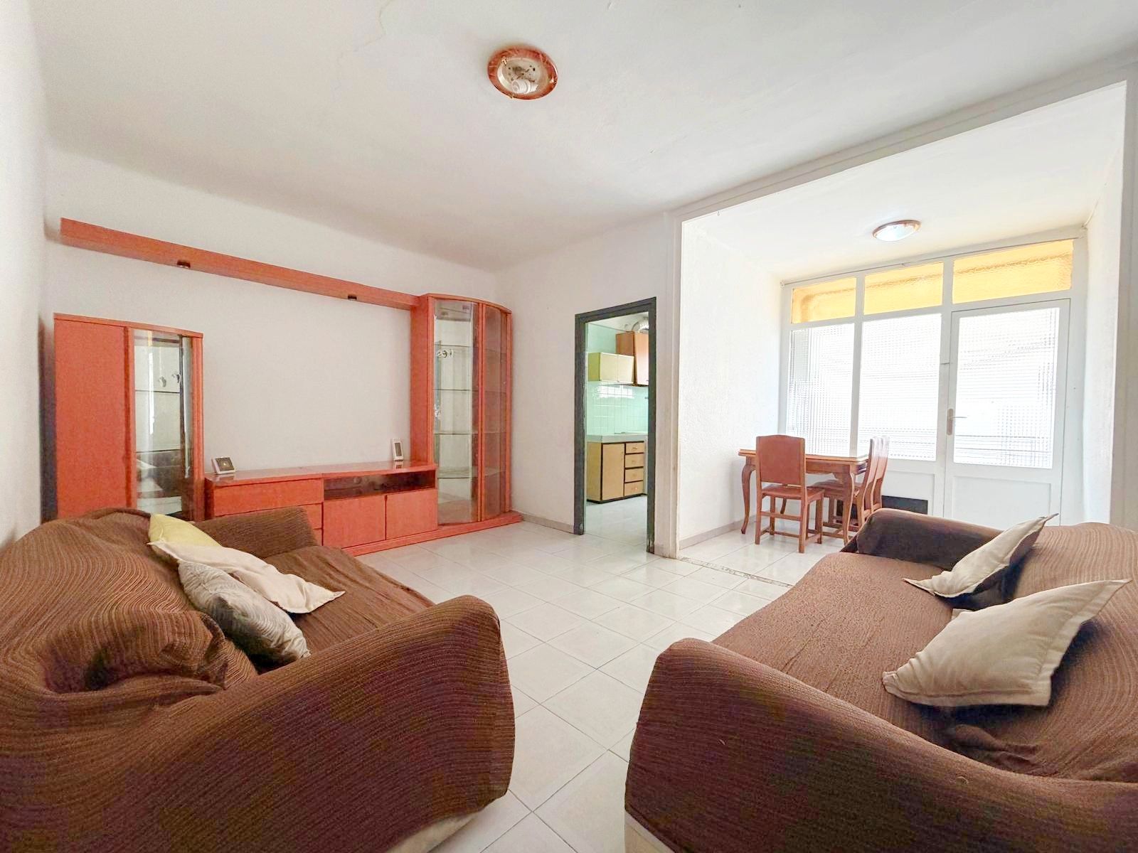 Sala de estar de Piso en venta en Sabadell con Balcón