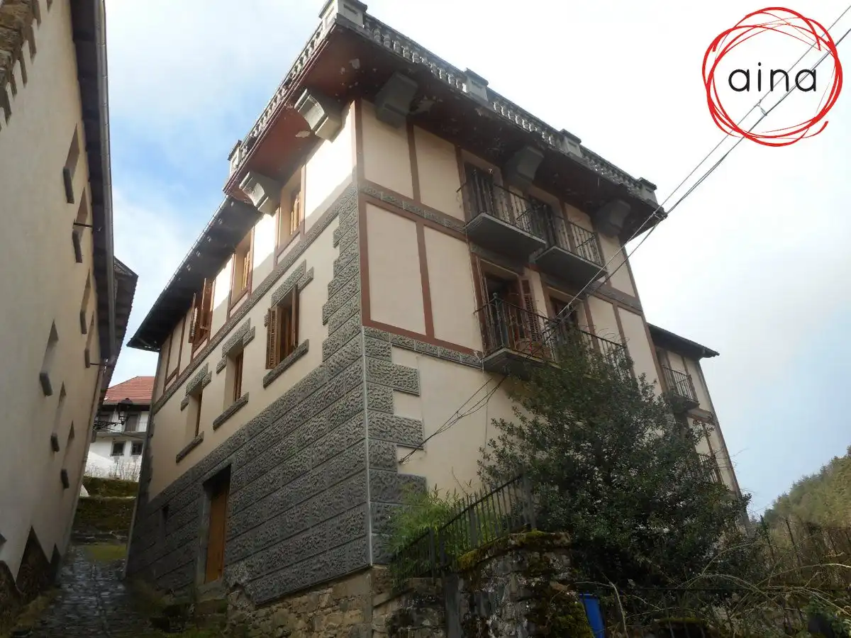 Exterior view of Country homes for sale in Uztárroz / Uztarroze  with Private garden, Terrace and Furnished
