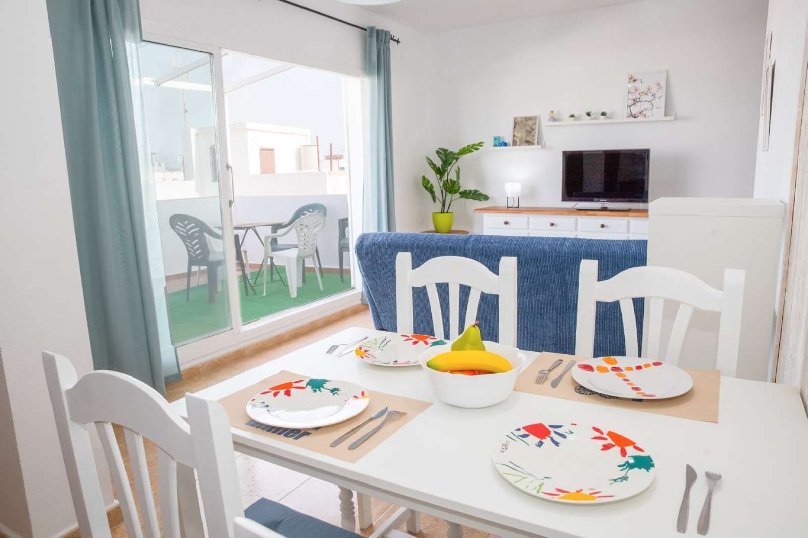 Dormitori de Apartament per a compartir en Barbate amb Aire condicionat, Calefacció i Terrassa