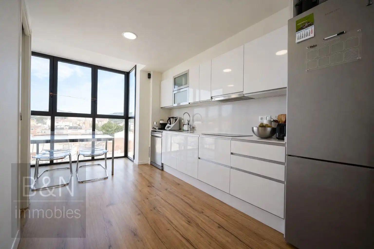 Cocina de Dúplex en venta en Terrassa con Aire acondicionado, Calefacción y Terraza