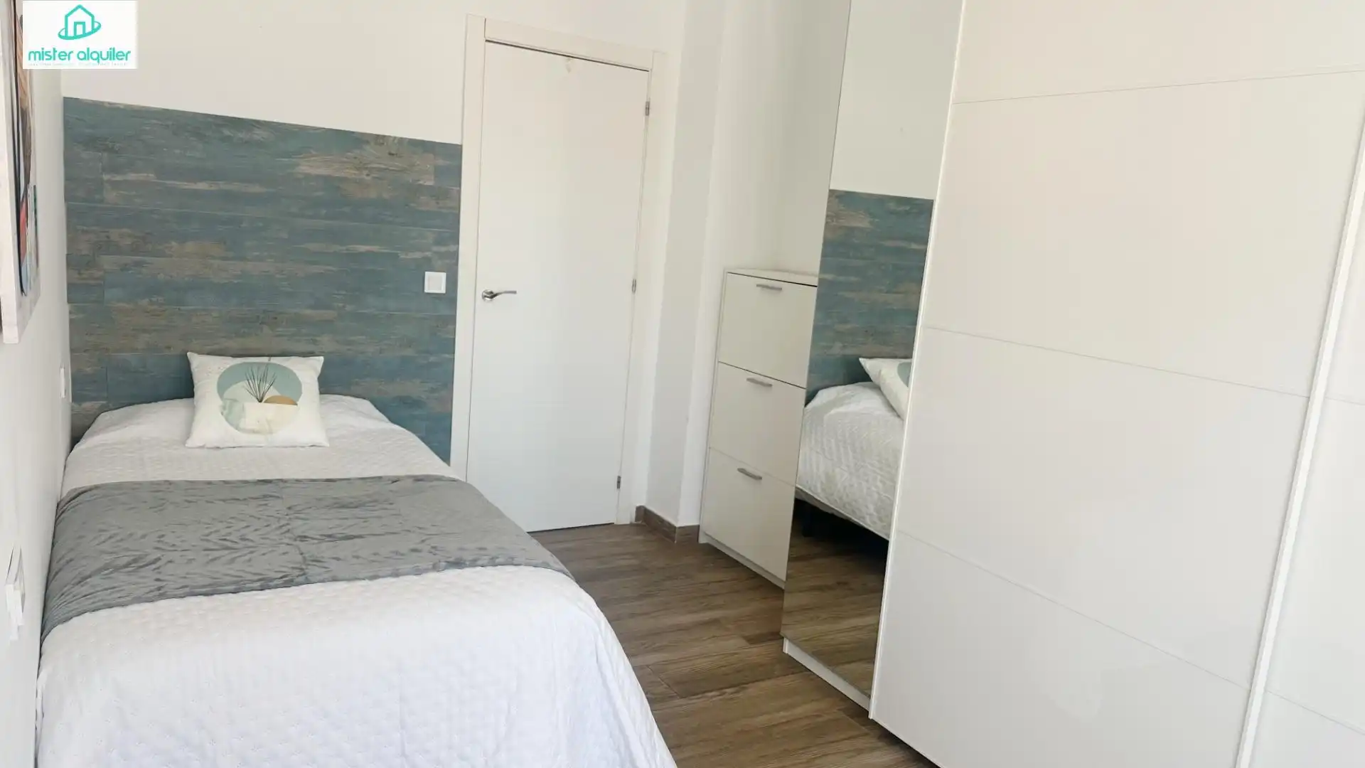 Bedroom of Apartments for rent in El Campello  with Air Conditioner, Heating and Furnished