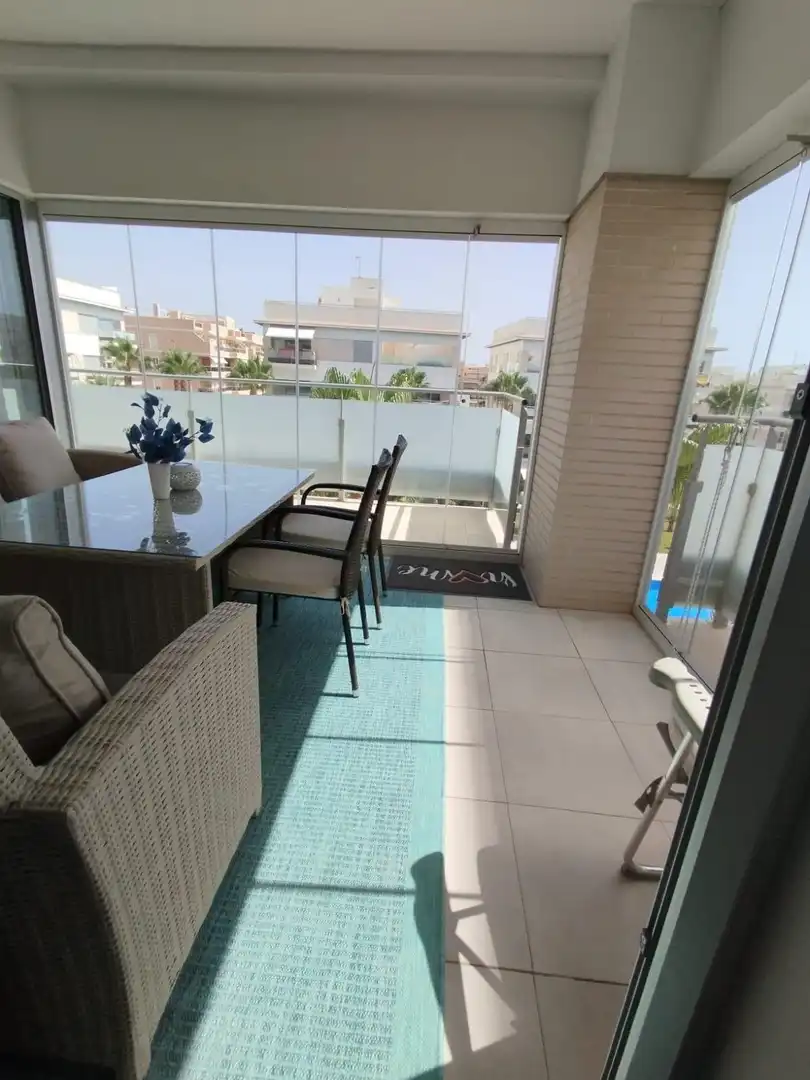 Terrace of Apartments for sale in Orihuela  with Heating, Private garden and Swimming Pool