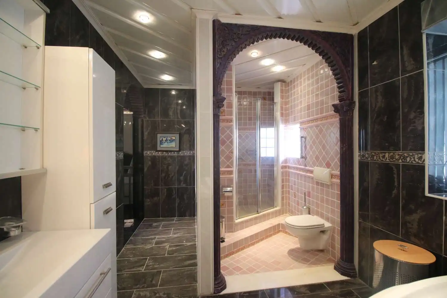 Baño de Casa o chalet en venta en Cuevas del Almanzora con Aire acondicionado, Terraza y Piscina