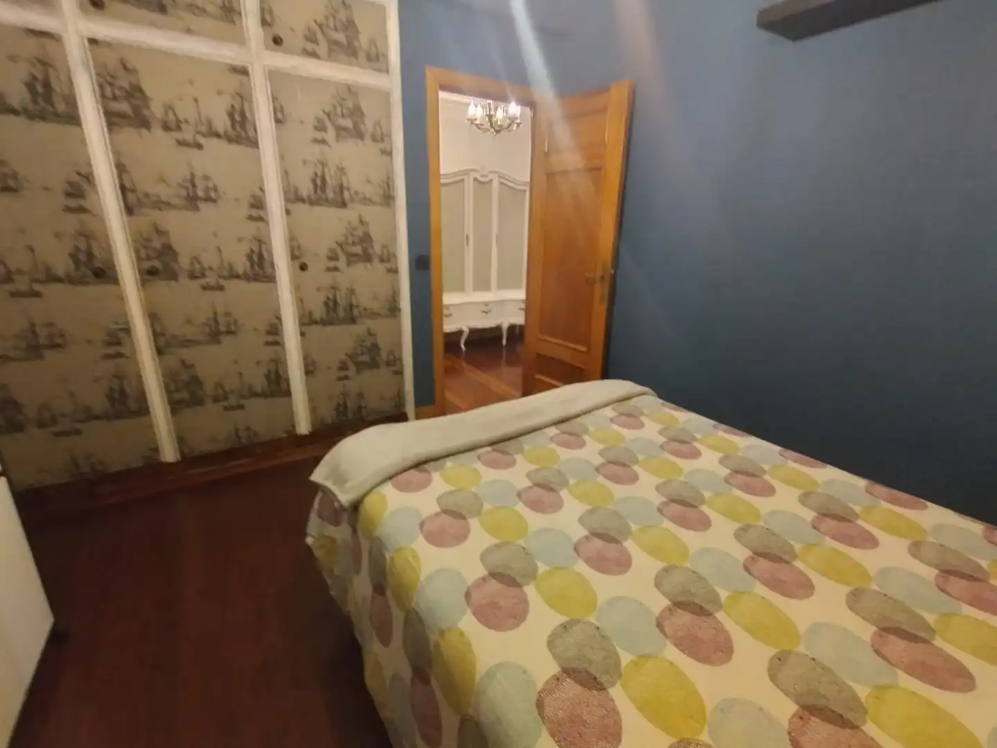Bedroom of Flat for rent in Bilbao   with Heating, Parquet flooring and Furnished