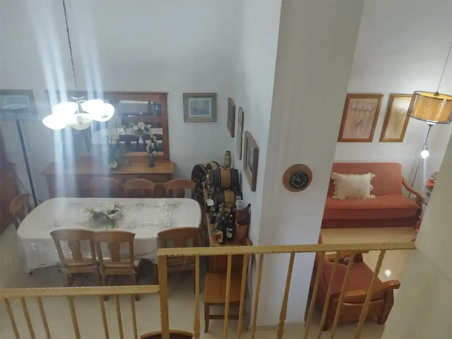 Menjador de Casa adosada en venda en Huércal de Almería amb Aire condicionat, Piscina i Balcó