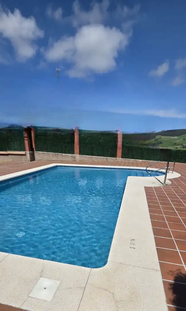 Swimming pool of Ground floor for sale in Meruelo  with Heating, Private garden and Furnished