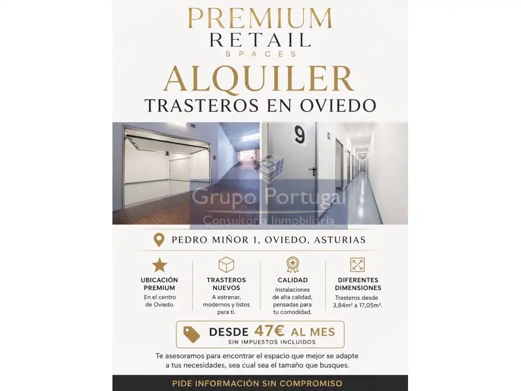 Traster de lloguer en Ería - Masip