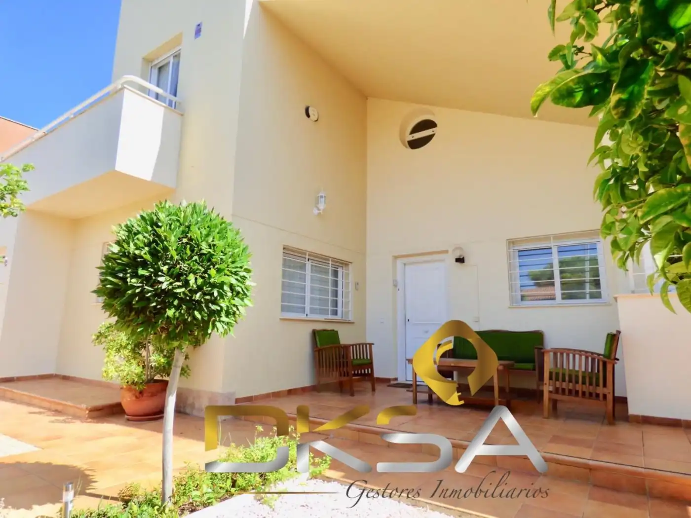 Vista exterior de Casa o chalet de alquiler en Benicasim / Benicàssim con Aire acondicionado, Calefacción y Jardín privado