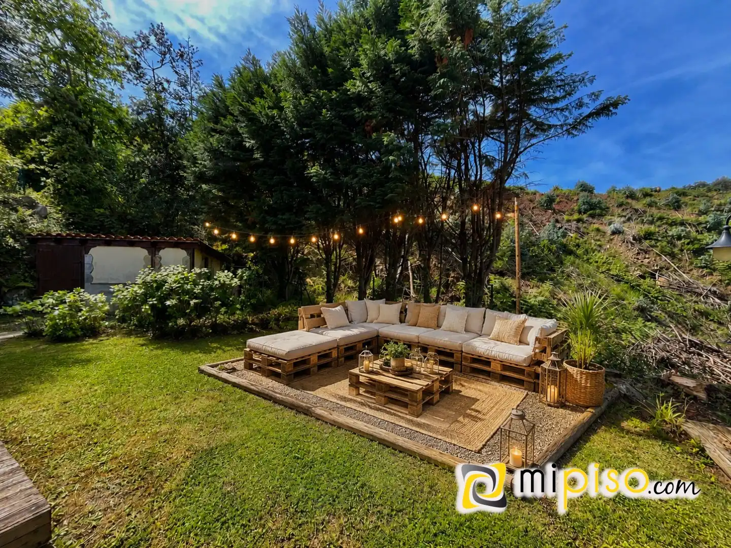 Terraza de Casa o chalet en venta en Limpias con Jardín privado