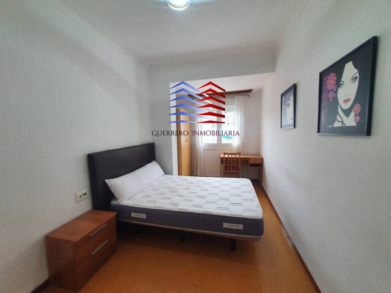 Bedroom of Flat to rent in Ourense Capital   with Heating, Furnished and Balcony