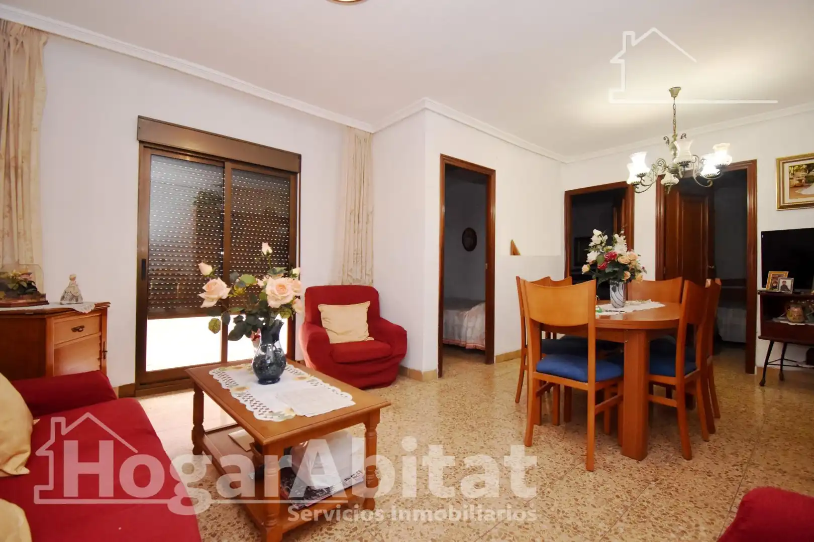 Sala de estar de Piso en venta en Castellón de la Plana / Castelló de la Plana con Terraza