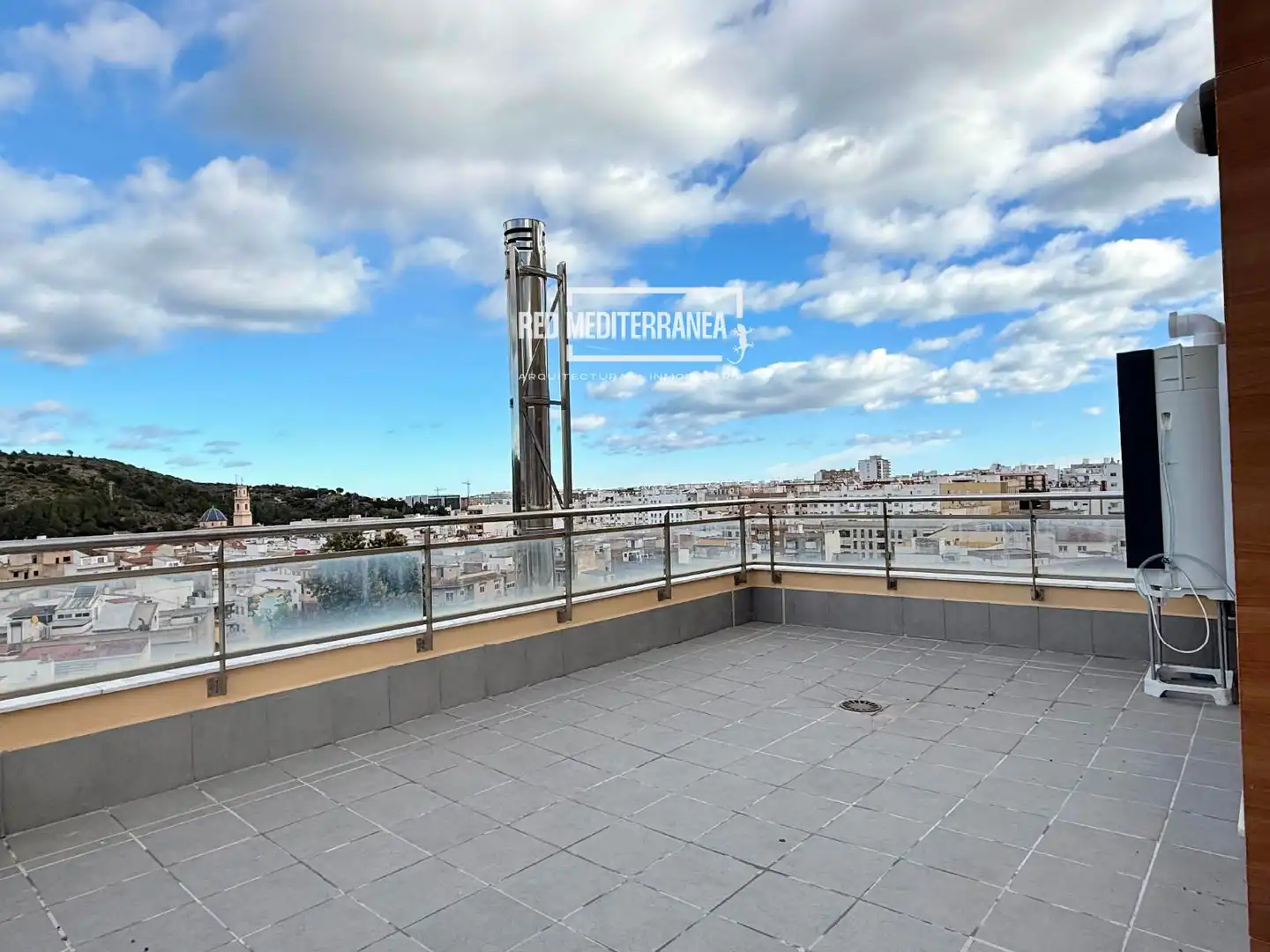 Terrasse von Dachboden zum Verkauf in Gandia mit Klimaanlage, Terrasse und Schwimmbad