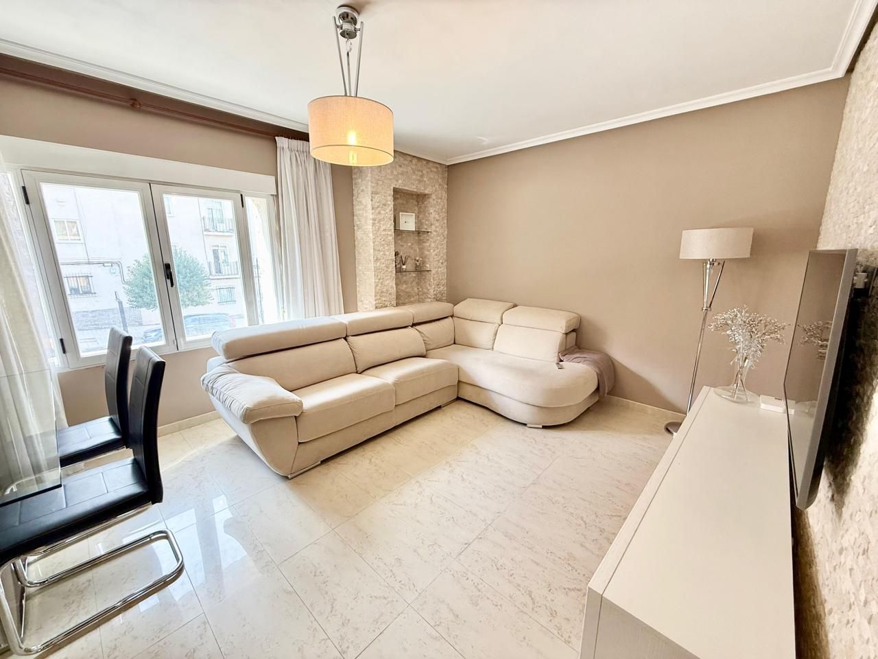 Living room of Flat to rent in Ávila Capital  with Heating, Furnished and Alarm