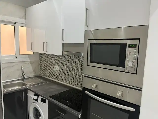 Kitchen of Flat for rent in Barcelona  with Air Conditioner