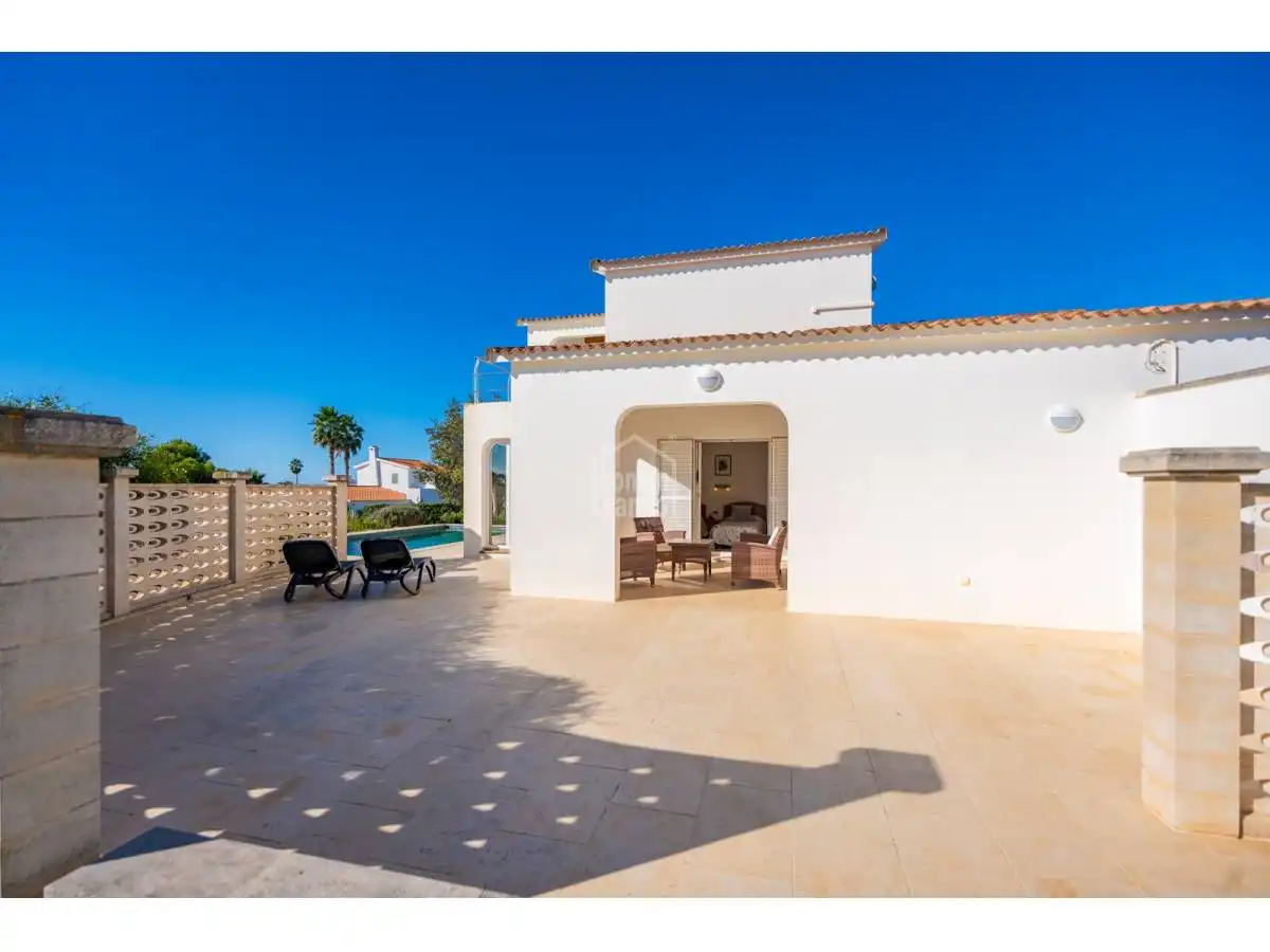 Exterior view of Houses for sale in Sant Lluís  with Heating, Private garden and Terrace