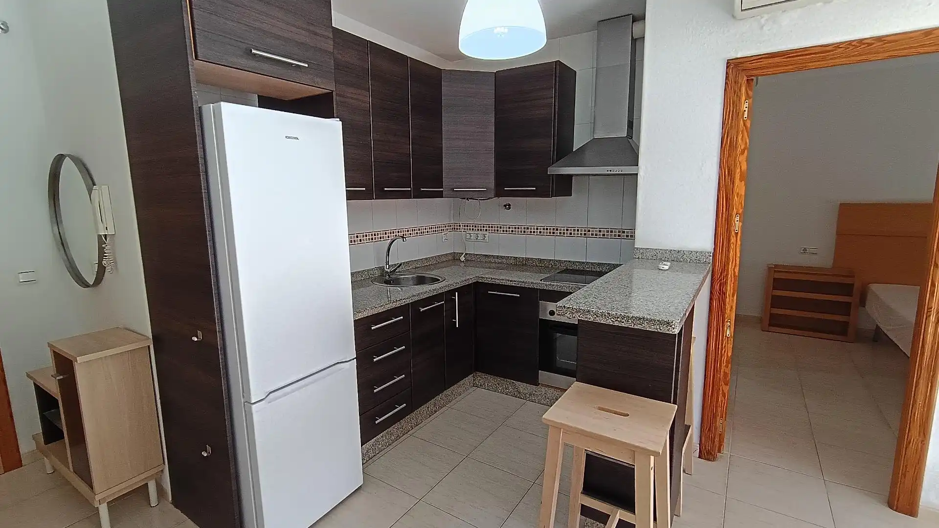 Kitchen of Flat for sale in Roquetas de Mar  with Air Conditioner, Heating and Terrace
