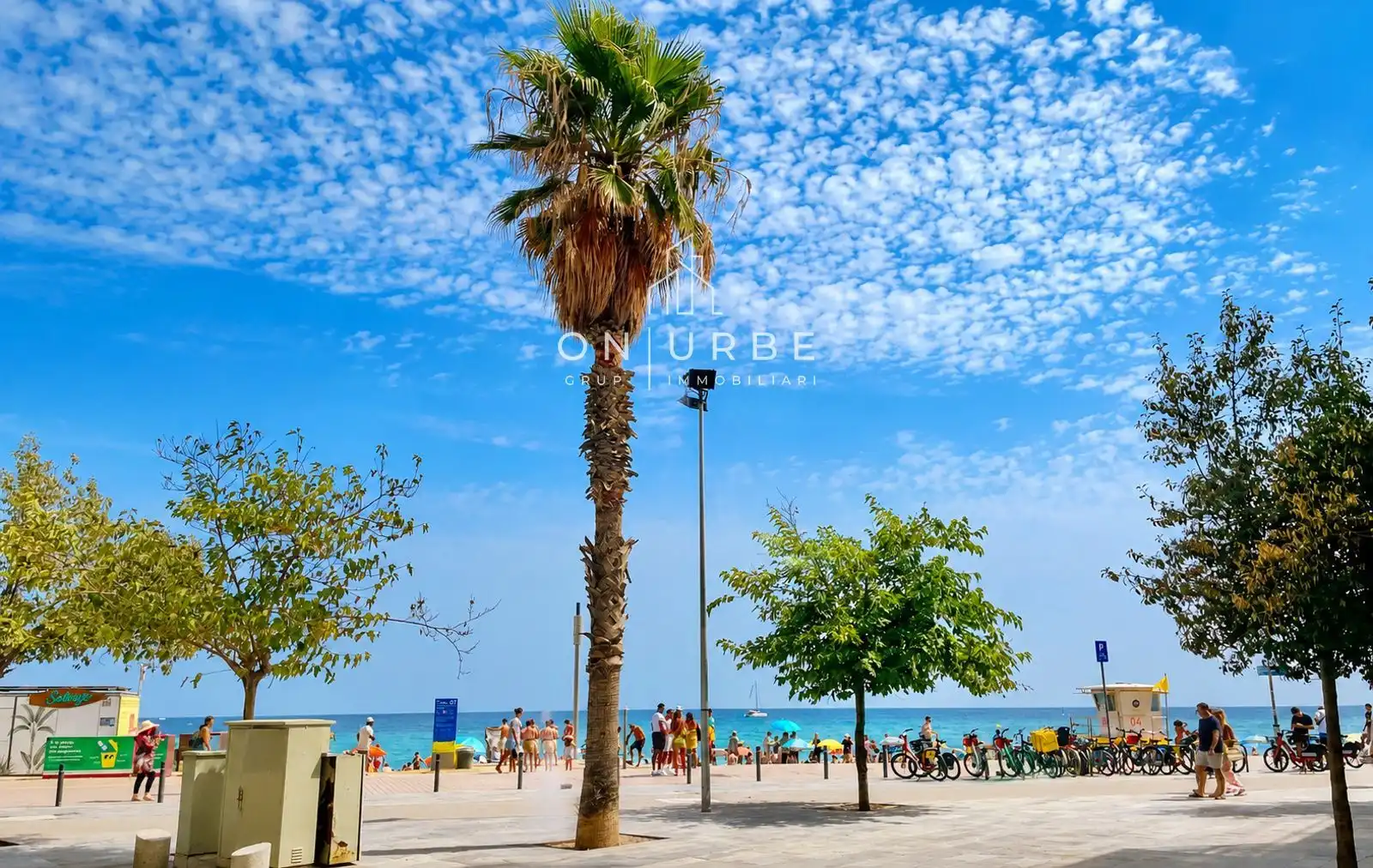 Vista exterior de Piso en venta en Barcelona con Aire acondicionado, Parquet y Terraza