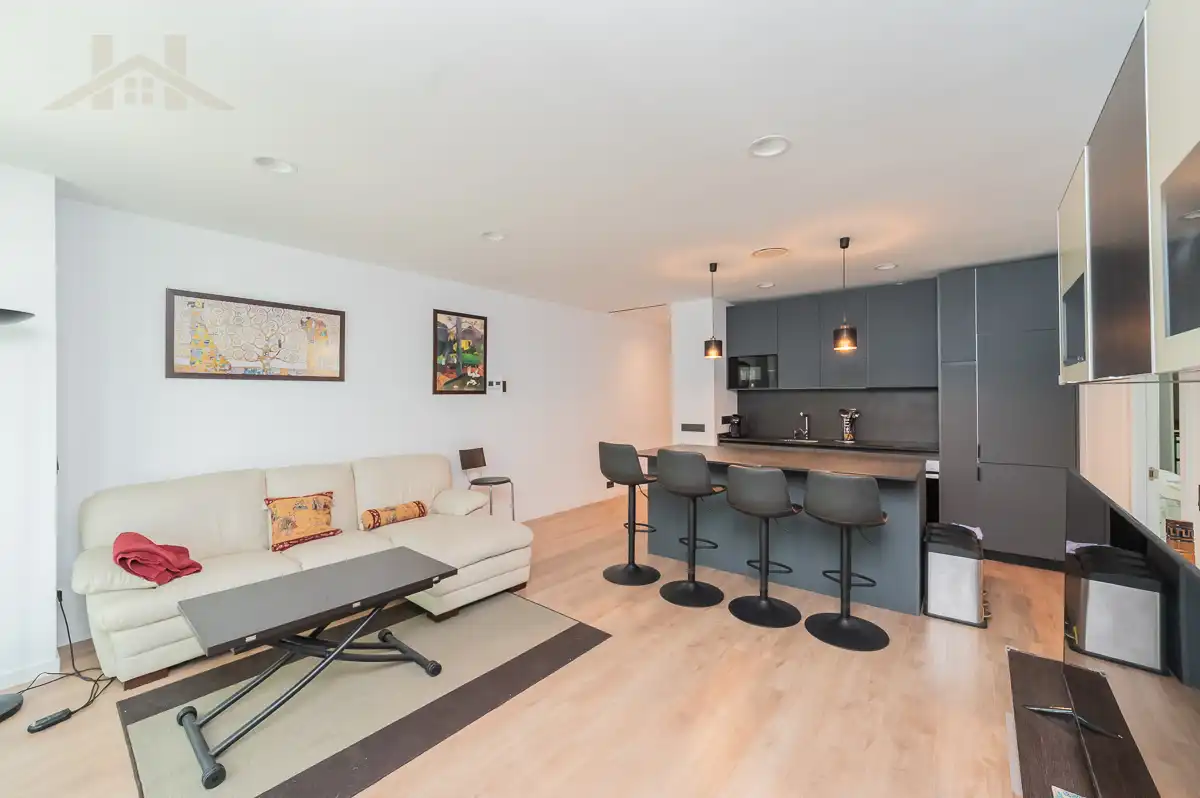 Sala d'estar de Loft en venda en San Sebastián de los Reyes amb Aire condicionat i Terrassa