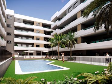 Apartament amb piscina en venda a Santa Pola ciudad