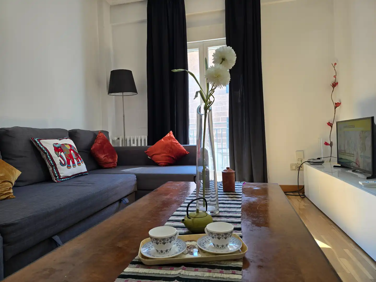 Sala de estar de Piso en venta en Madrid con Aire acondicionado, Calefacción y Parquet