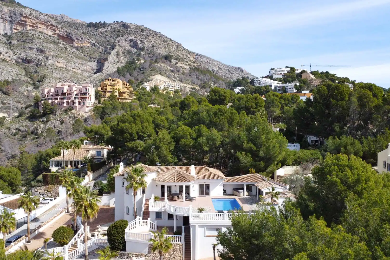 Exterior view of Houses for sale in Altea  with Air Conditioner, Heating and Terrace