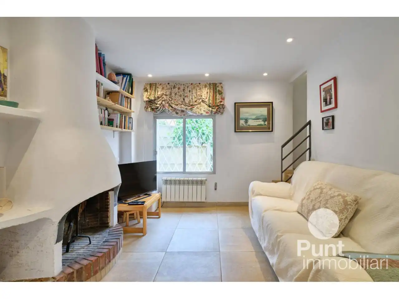 Sala de estar de Casa o chalet en venta en Teià con Calefacción y Terraza