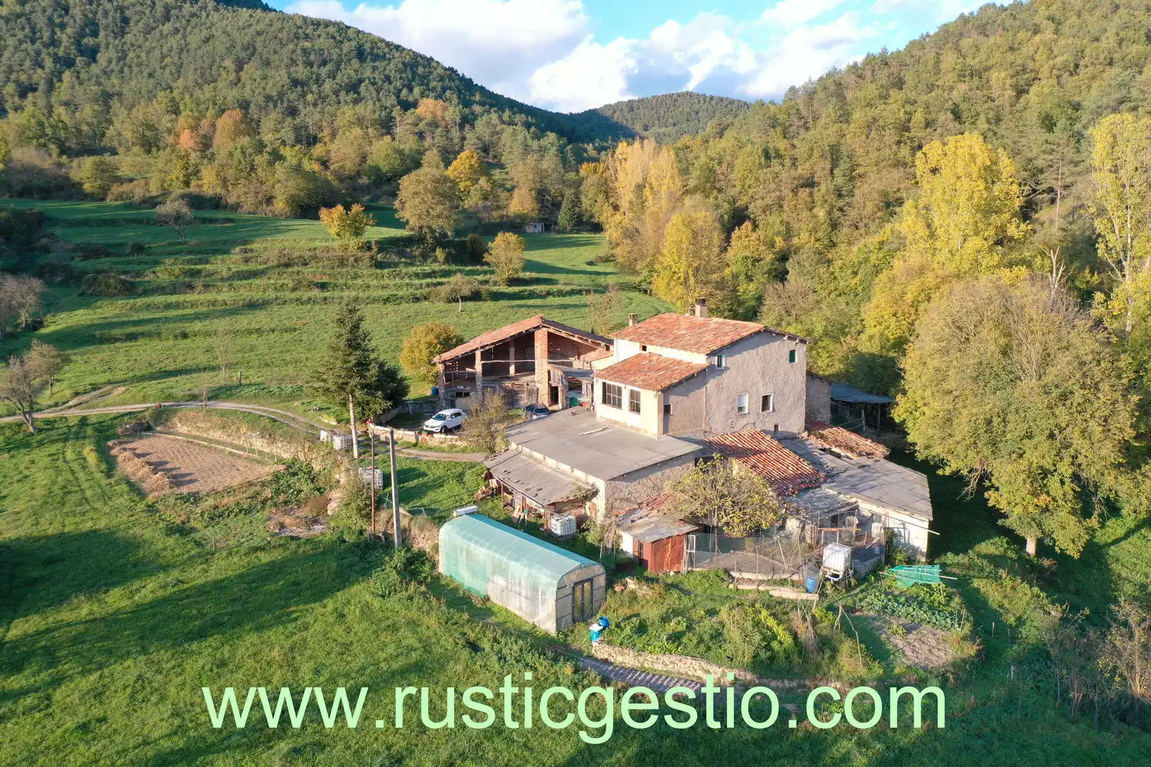 Vista exterior de Finca rústica en venta en Ripoll con Jardín privado, Terraza y Trastero