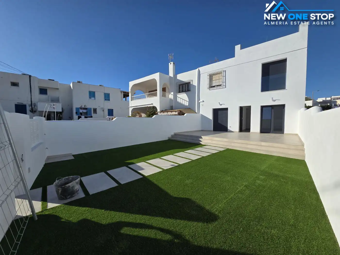 Jardí de Casa adosada en venda en Mojácar amb Jardí privat, Terrassa i Piscina