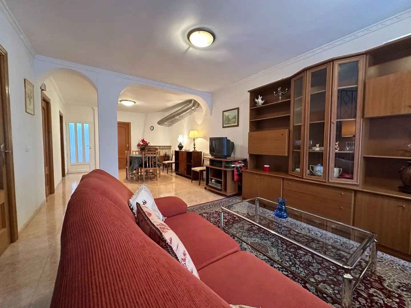 Sala de estar de Casa adosada en venta en Albaida con Aire acondicionado y Amueblado