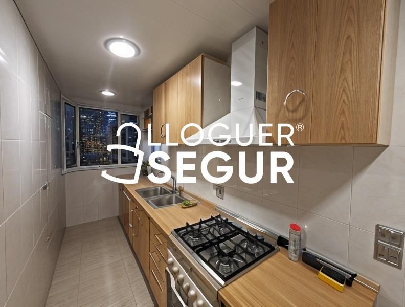 Cocina de Piso de alquiler en Montcada i Reixac con Amueblado