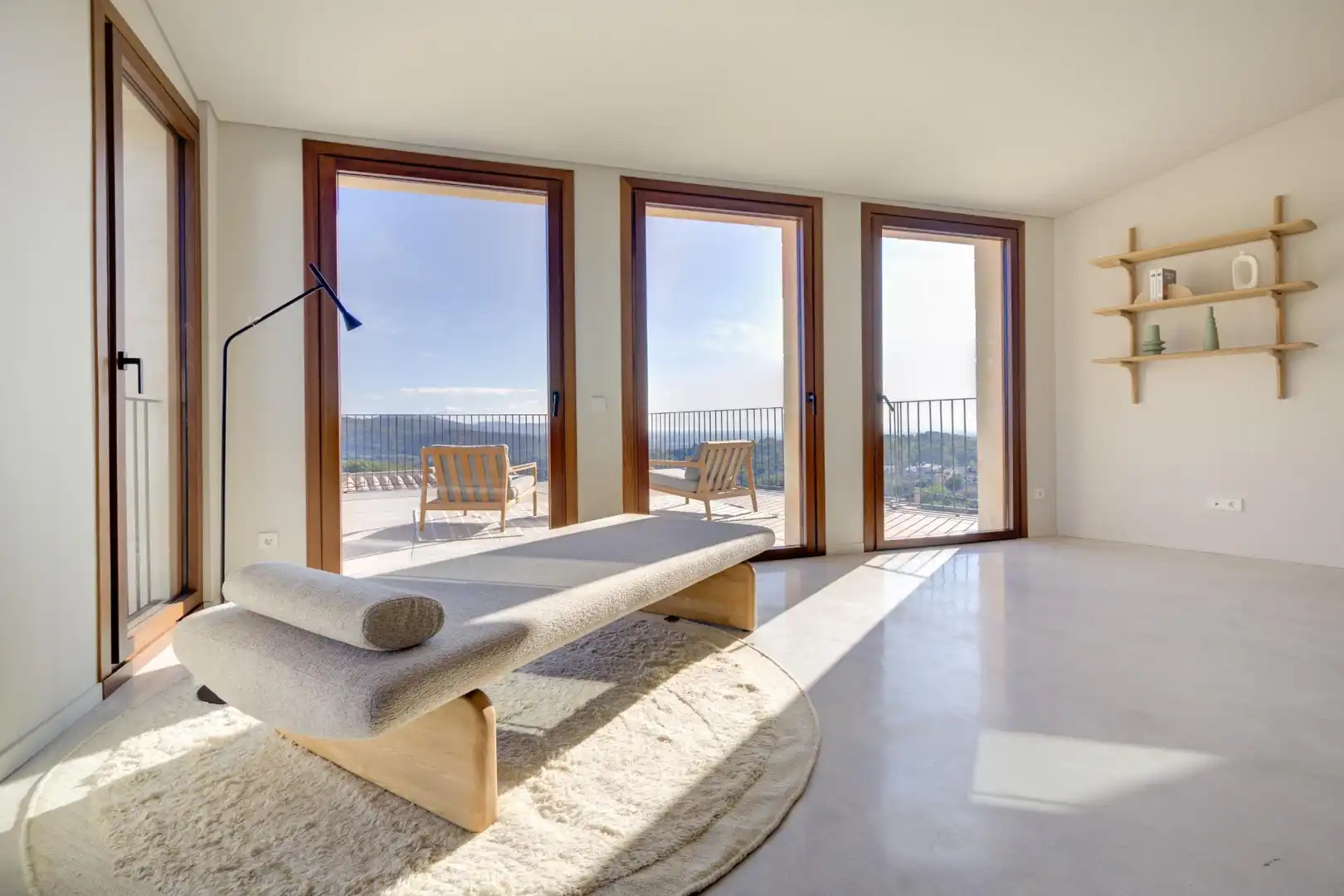 Living room of Houses for sale in Campanet  with Air Conditioner, Heating and Furnished
