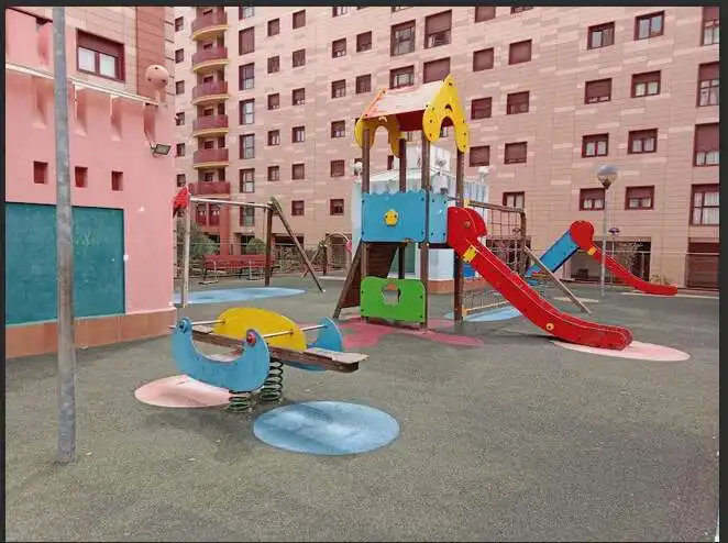 Parking of Flat for sale in Sevilla  with Air Conditioner and Community pool
