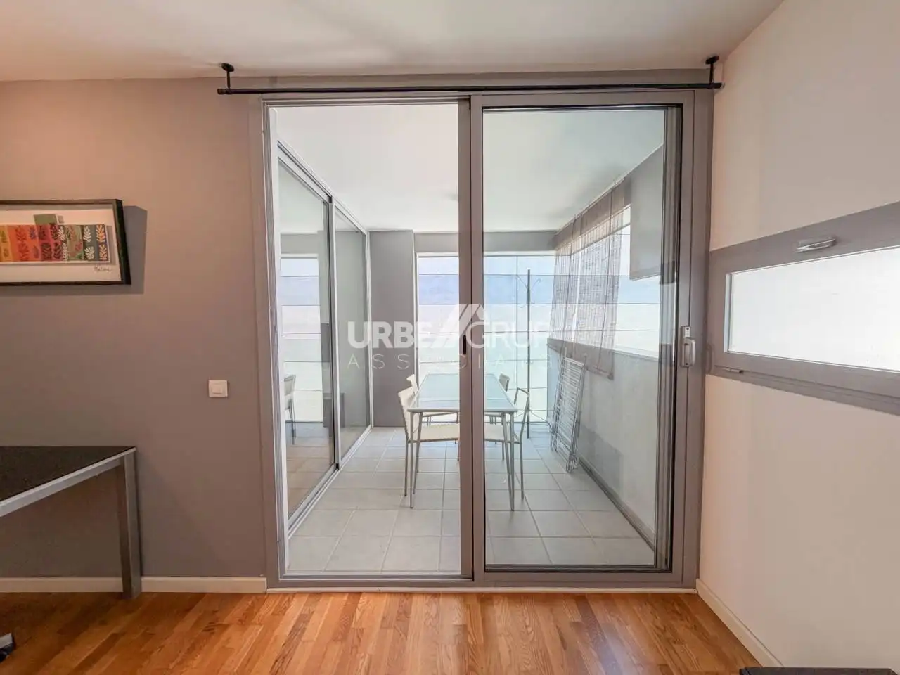 Terrasse von Wohnung zum Verkauf in Terrassa mit Klimaanlage, Heizung und Parkett