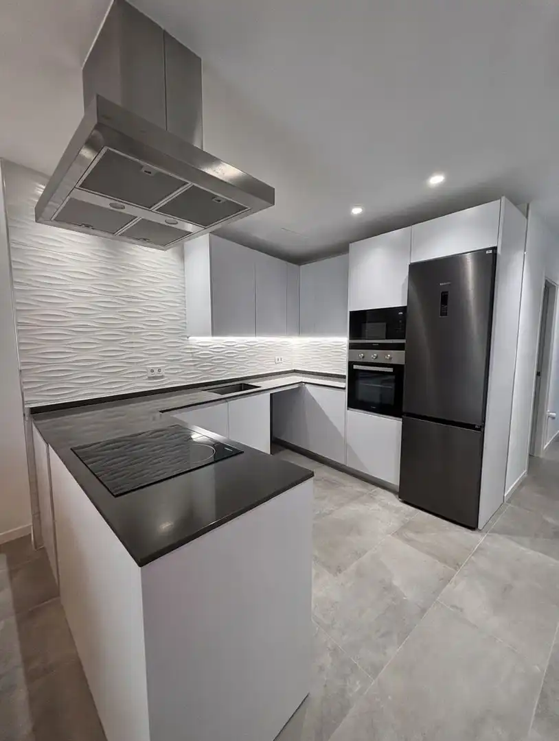 Kitchen of Apartments for rent in Villajoyosa / La Vila Joiosa  with Air Conditioner, Heating and Terrace