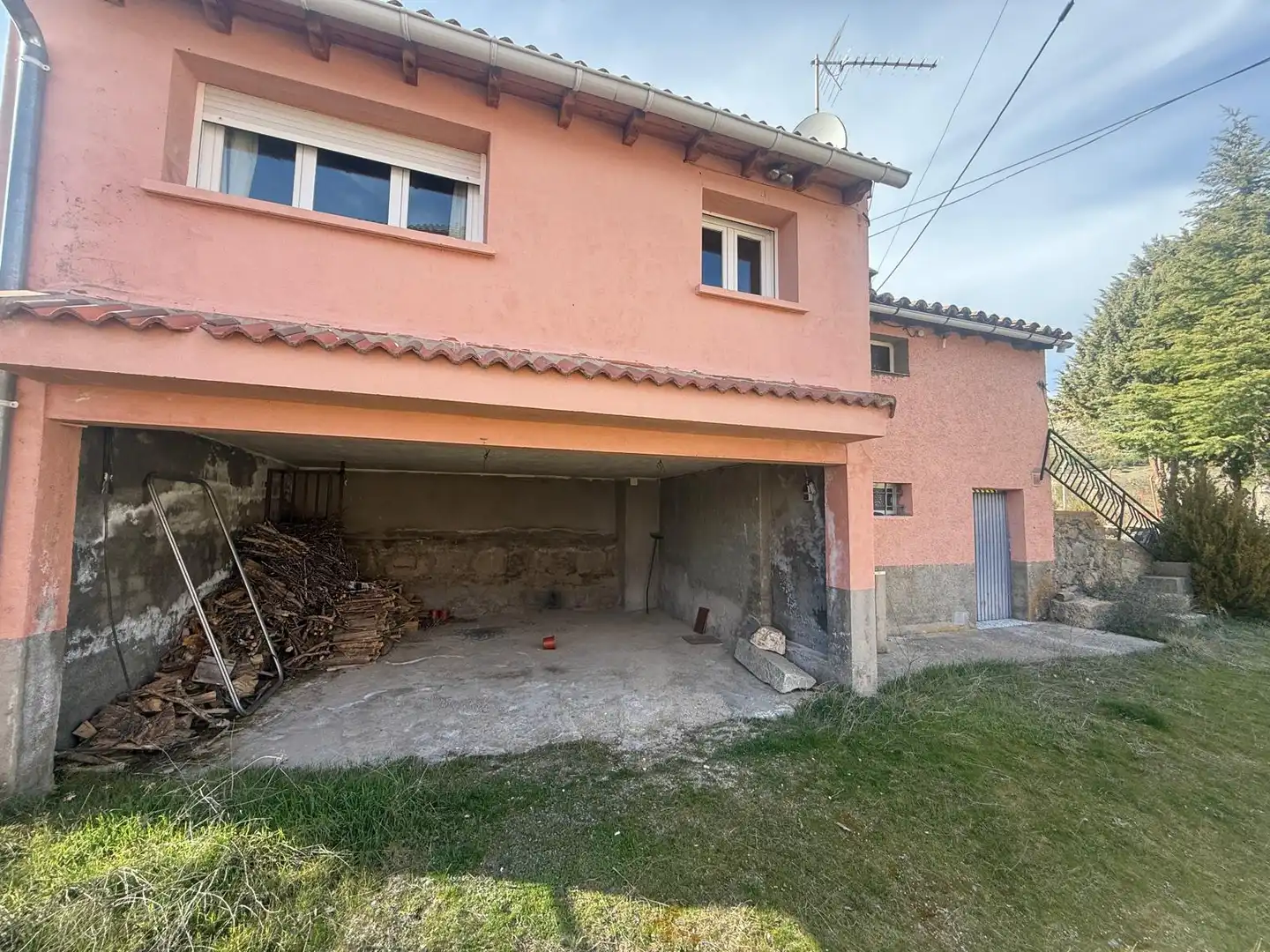 Vista exterior de Casa o chalet en venta en San Martín del Pimpollar con Calefacción, Jardín privado y Terraza