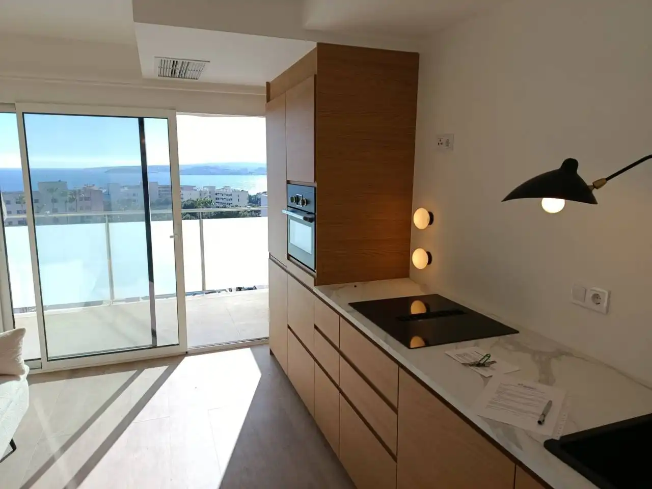 Cocina de Apartamento en venta en Calvià con Aire acondicionado, Terraza y Amueblado