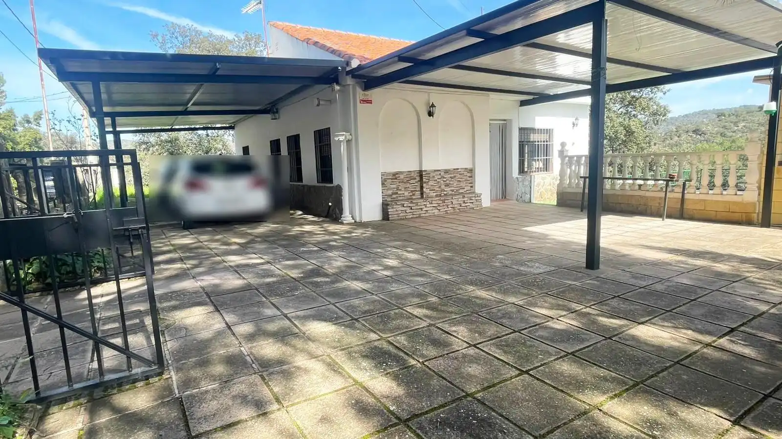 Vista exterior de Casa o chalet en venta en Espiel con Calefacción, Jardín privado y Terraza