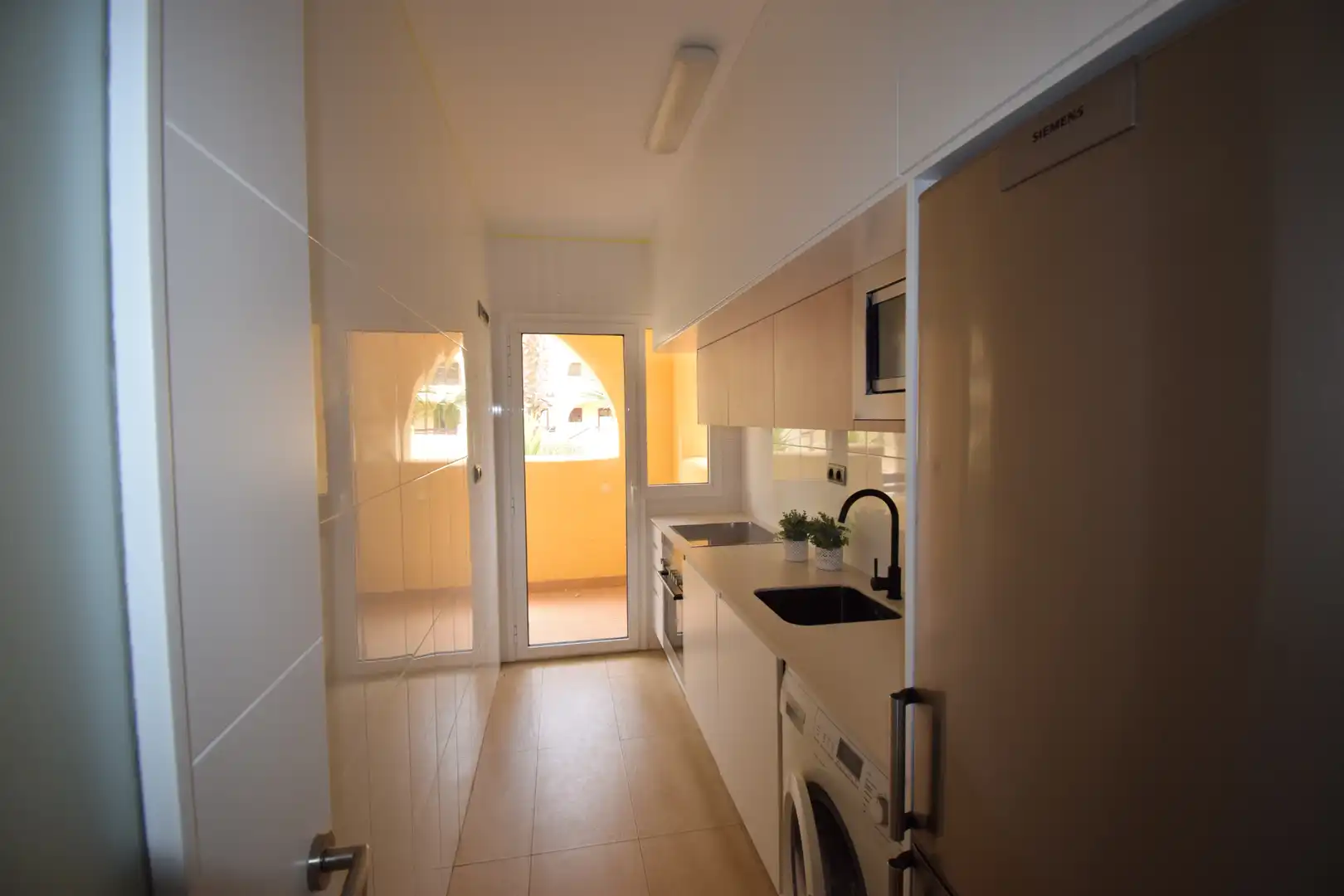 Cocina de Apartamento en venta en Los Alcázares con Aire acondicionado, Calefacción y Terraza
