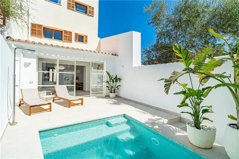 Swimming pool of Detached homes for sale in Artà  with Air Conditioner, Heating and Terrace