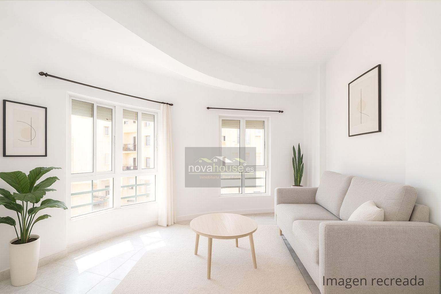 Sala d'estar de Pis en venda en Málaga Capital amb Terrassa i Balcó