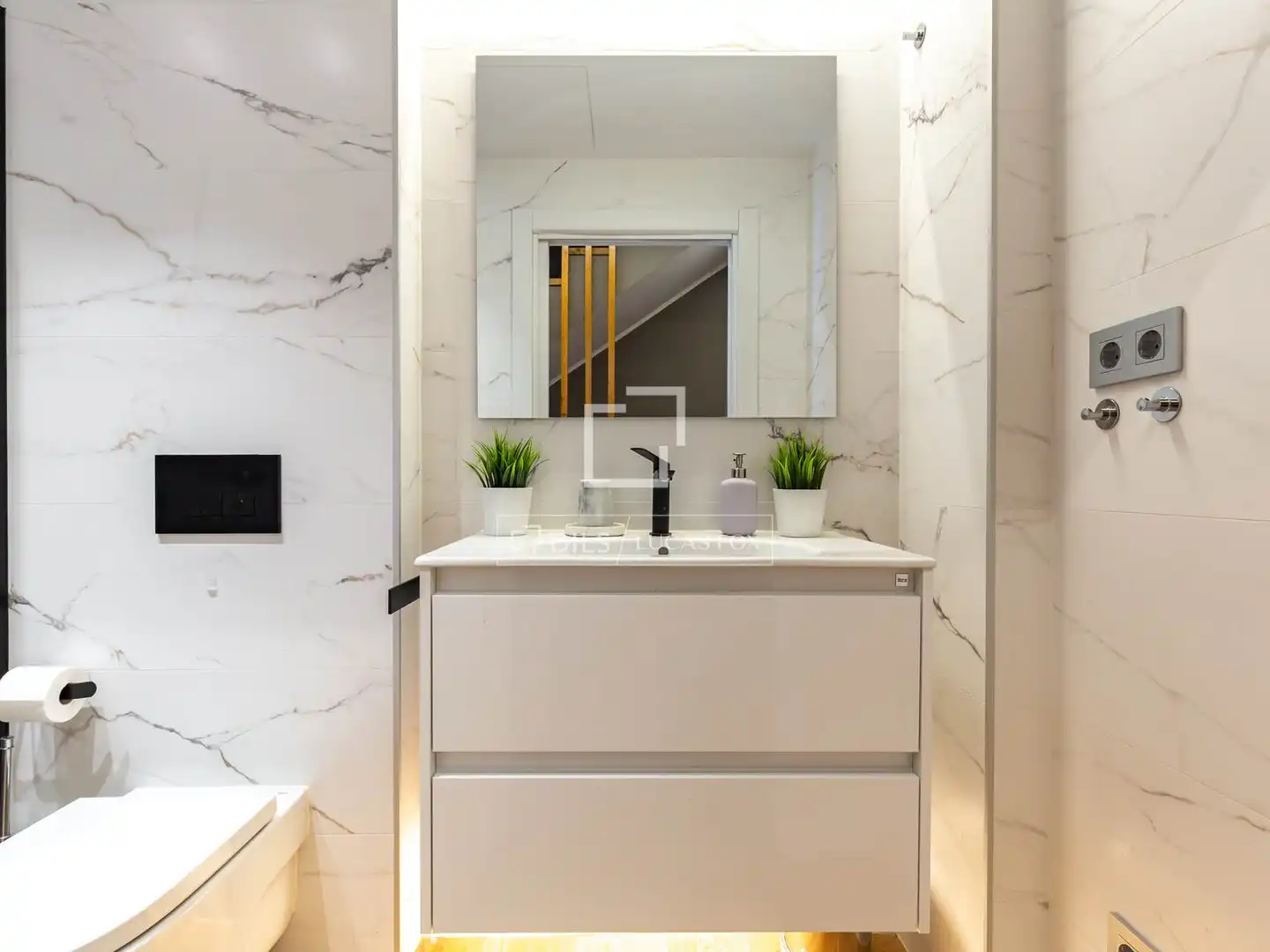 Baño de Casa o chalet de alquiler en Esplugues de Llobregat con Aire acondicionado, Calefacción y Parquet