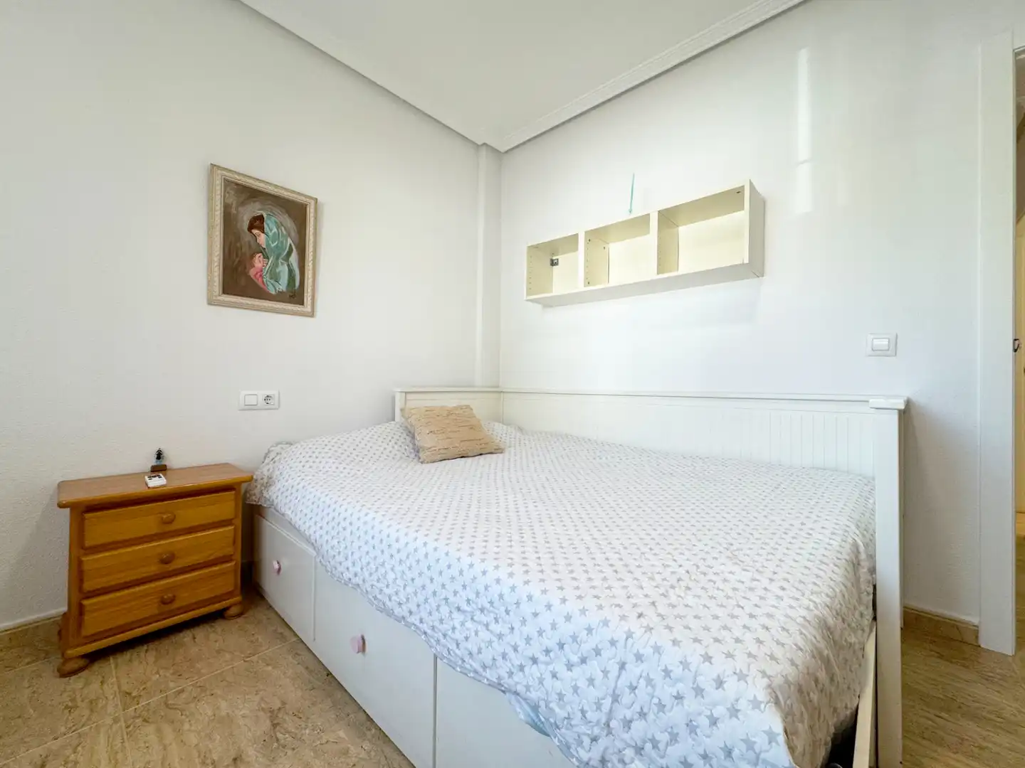 Dormitori de Casa adosada en venda en Pilar de la Horadada amb Aire condicionat, Terrassa i Moblat