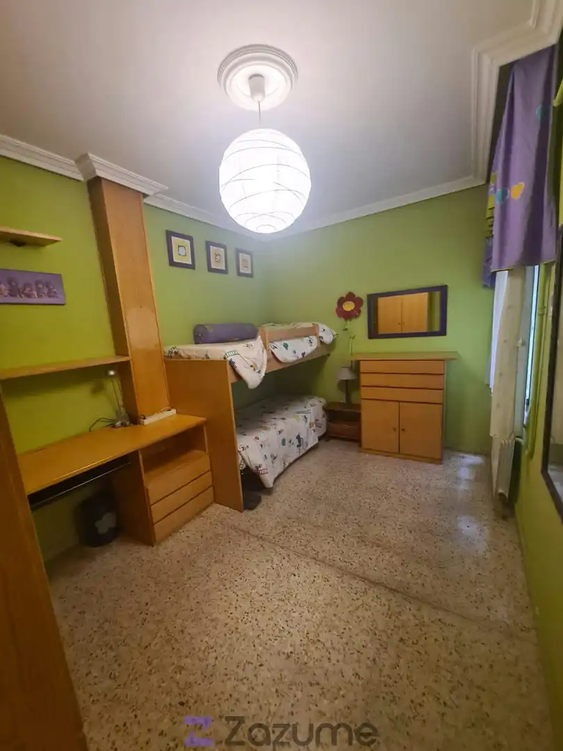 Bedroom of Flat for rent in Benavente  with Heating, Terrace and Furnished