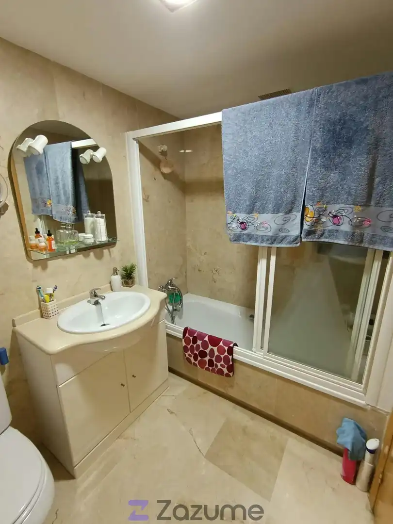 Bathroom of Flat for rent in Marbella  with Heating, Terrace and Swimming Pool